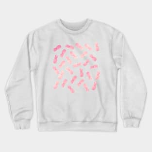 Pink Pineapple Pattern Crewneck Sweatshirt